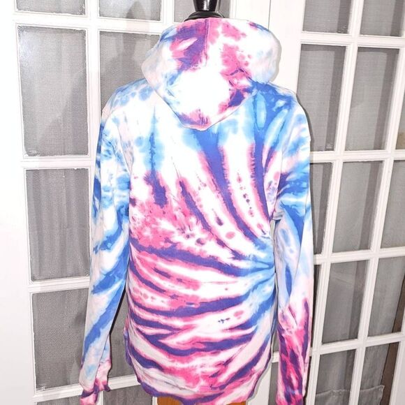 Offbeat Womens Remix Infinite Embroidered Tie Dye Hoodie Medium - Picture 2 of 4